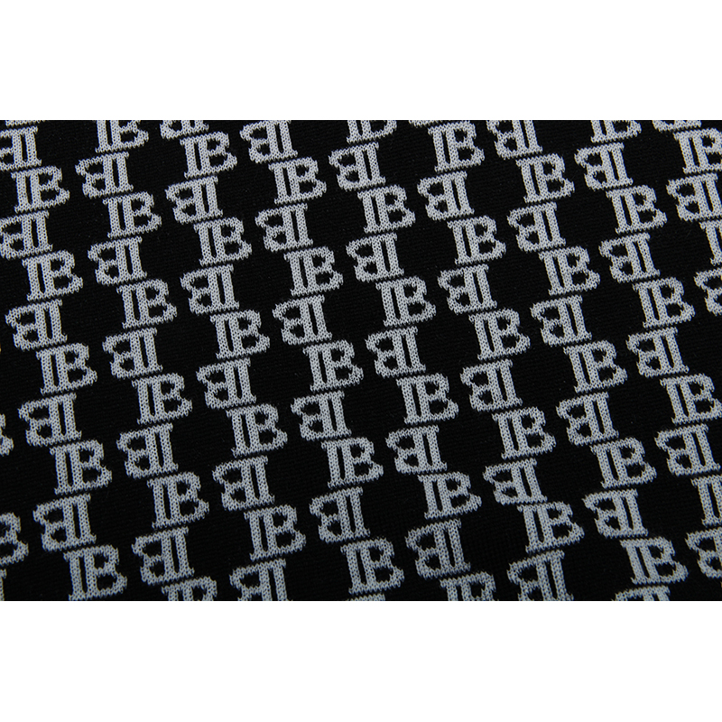 balmain/巴尔曼【19秋冬】经典b字母logo黑色男士针织衫/毛衣bmmrm110
