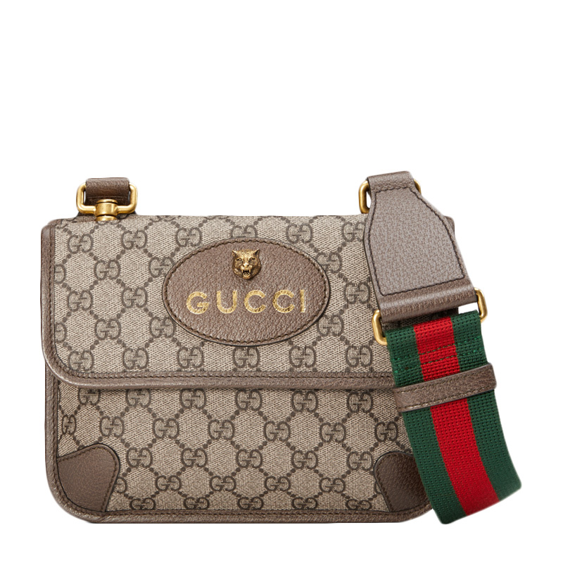 gucci/古驰 女包 女士米色帆布小号单肩斜挎包 501050 9c2vt 8745