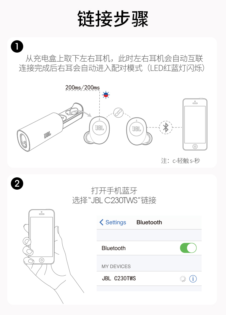 山水tws蓝牙耳机说明书,山水蓝牙耳机说明书 jbl c230tws真无线蓝牙耳机入耳式防水运动双耳通话防掉落耳机耳塞