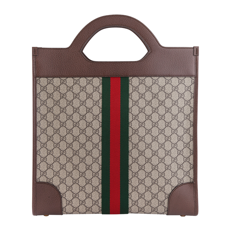 gucci/古驰 19秋冬 帆布双g购物袋青年女包手提包 547941 96iwt 8745