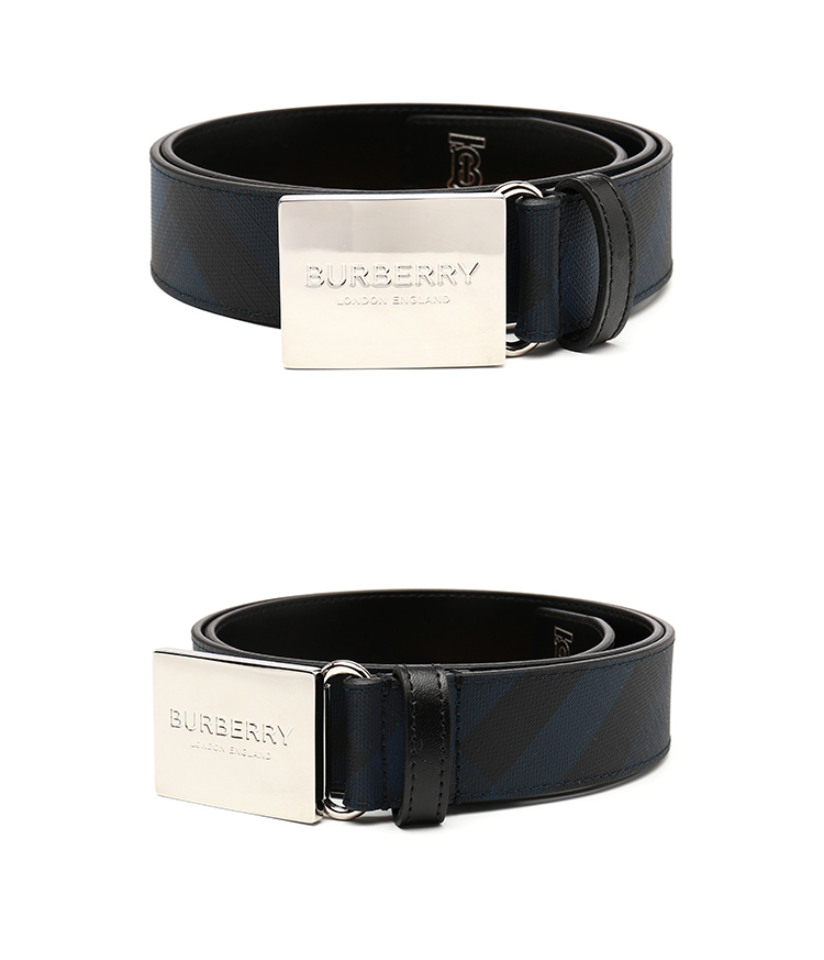 19秋冬 burberry/博柏利 深蓝男士腰带皮带 8015581