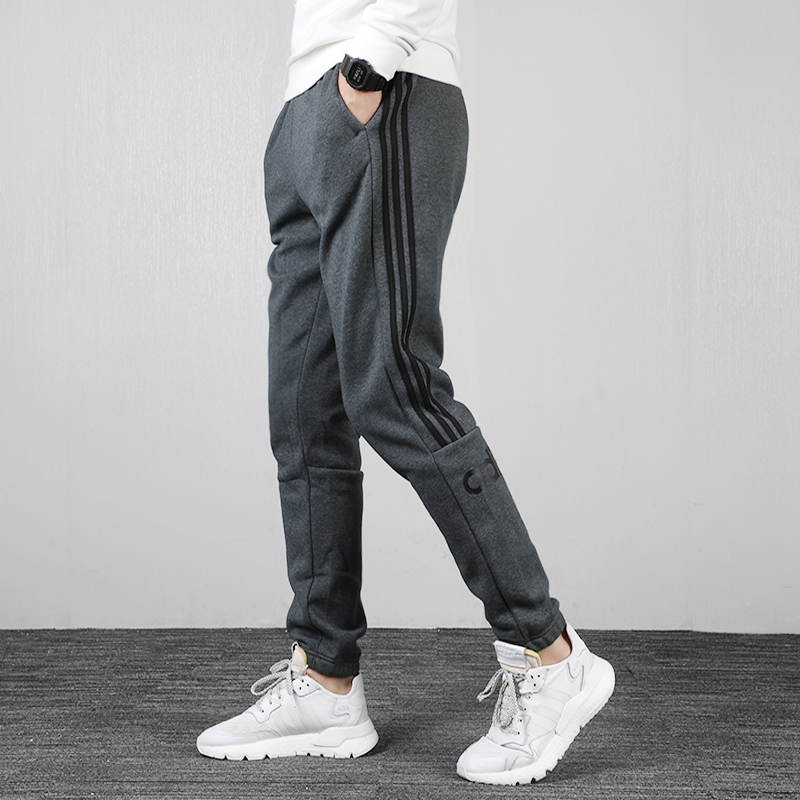 阿迪达斯adidas 2019 男 jog pant 3s经典三条杠大logo休闲运动潮流
