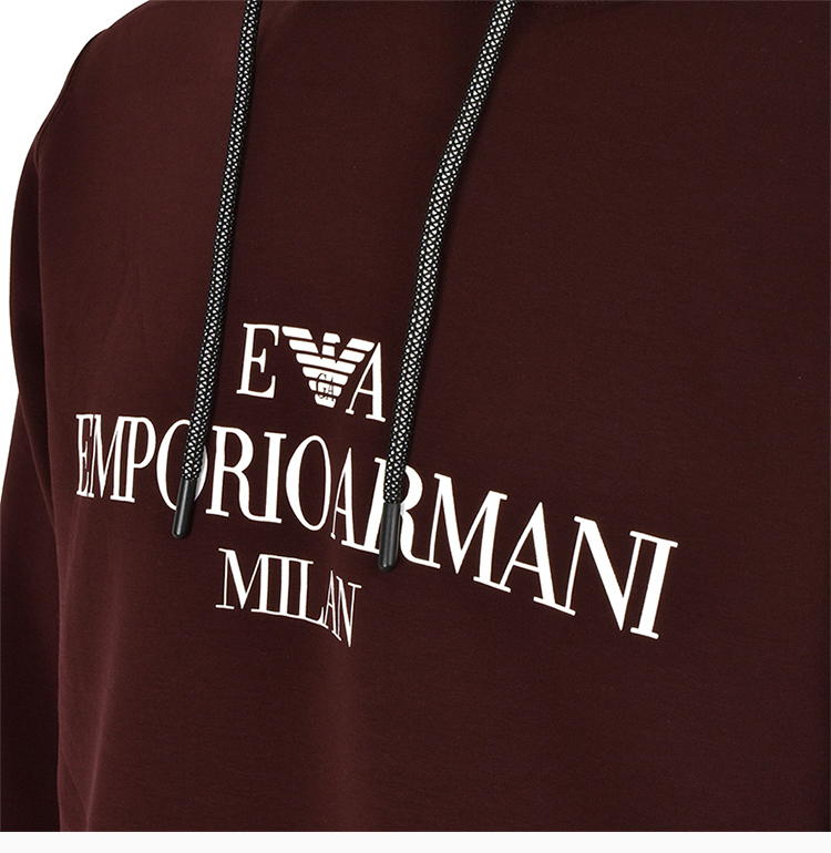 emporio armani/安普里奥阿玛尼 男装 服饰 棉质连帽字母logo长袖 男