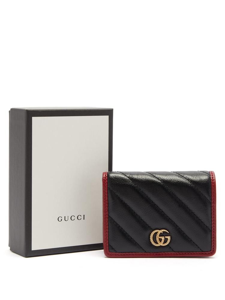 【19aw】 新款 爆款 女士 古驰/gucci gg马尔蒙matelassé真皮钱包 gg