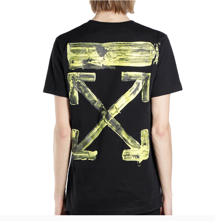 【包税】off white/off white 男装 服饰 棉质圆领后背箭头标识logo