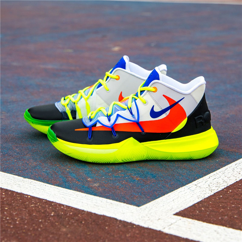 rokit x nike kyrie 5 欧文5 全明星 反钩联名 篮球鞋 cj7853-900