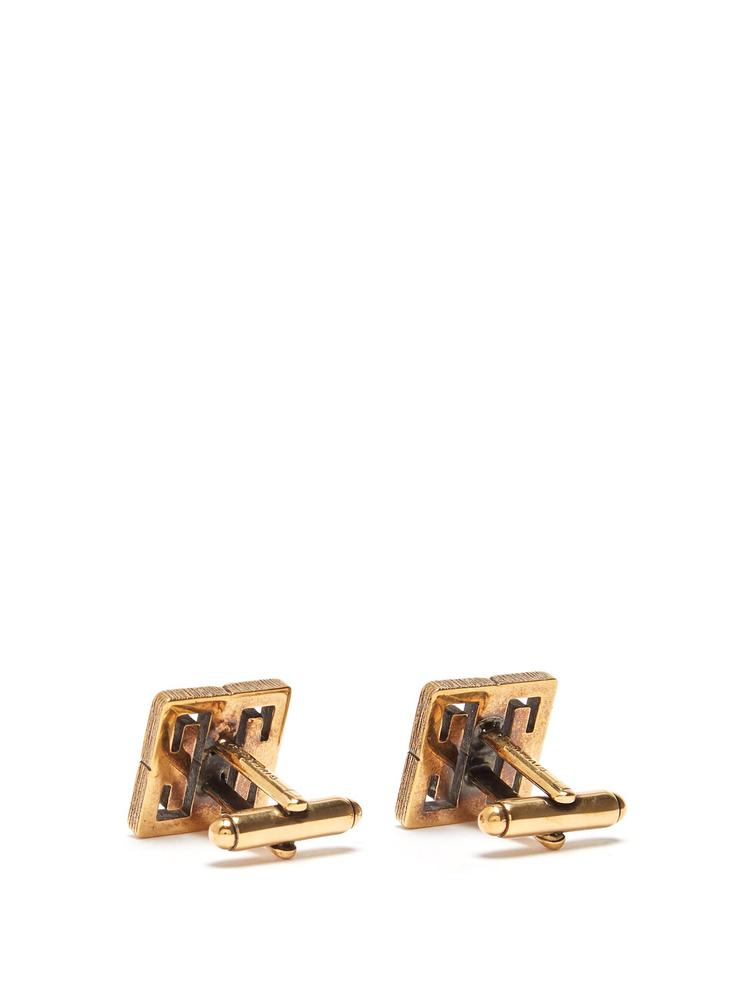 【19aw】 纪梵希/givenchy 经典4g标志复古金属袖扣 4g logo