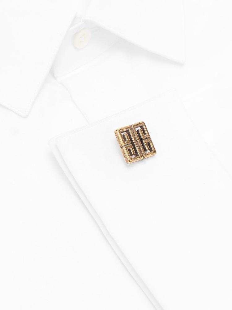 【19aw】 纪梵希/givenchy 经典4g标志复古金属袖扣 4g logo