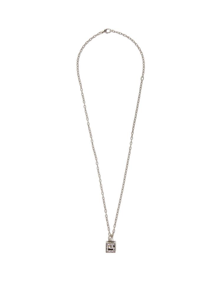sterlingsilver项链,sterlingsilver耳钉 19aw古驰guccig字母复古银项链gmotifsterlingsilvernecklace新款爆款