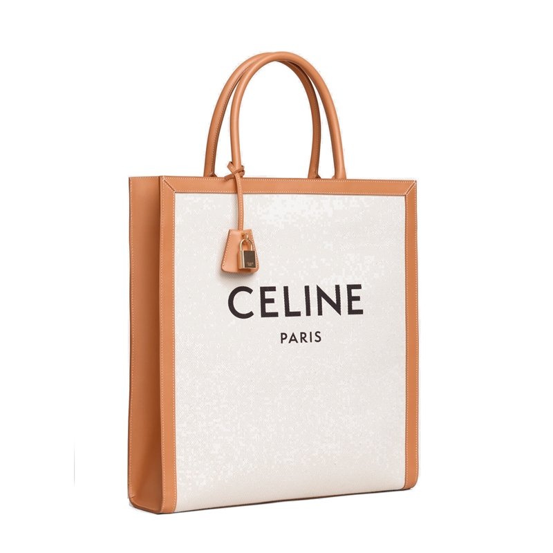 【包邮包税】celine/赛琳 19秋冬新款小牛皮印花垂直帆布 琴谱包手提