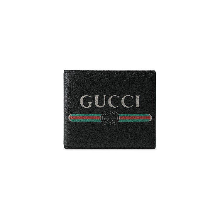 gucci/古驰 19年新款男性字母logo男士钱包黑色 496309-0gcat-8163