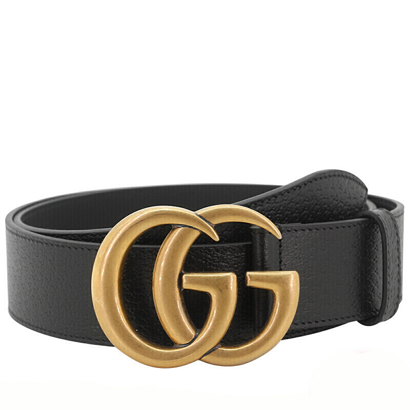 gucci/古驰 男士 双g金属做旧皮带腰带 406831-dj20t-1000