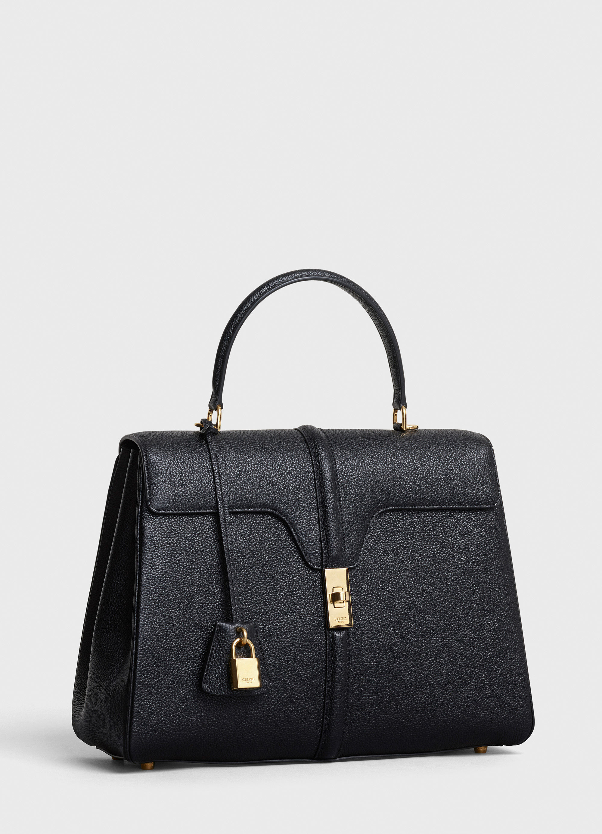 celine 19秋冬女士16 中号粒面小牛皮手袋 187373bf8.