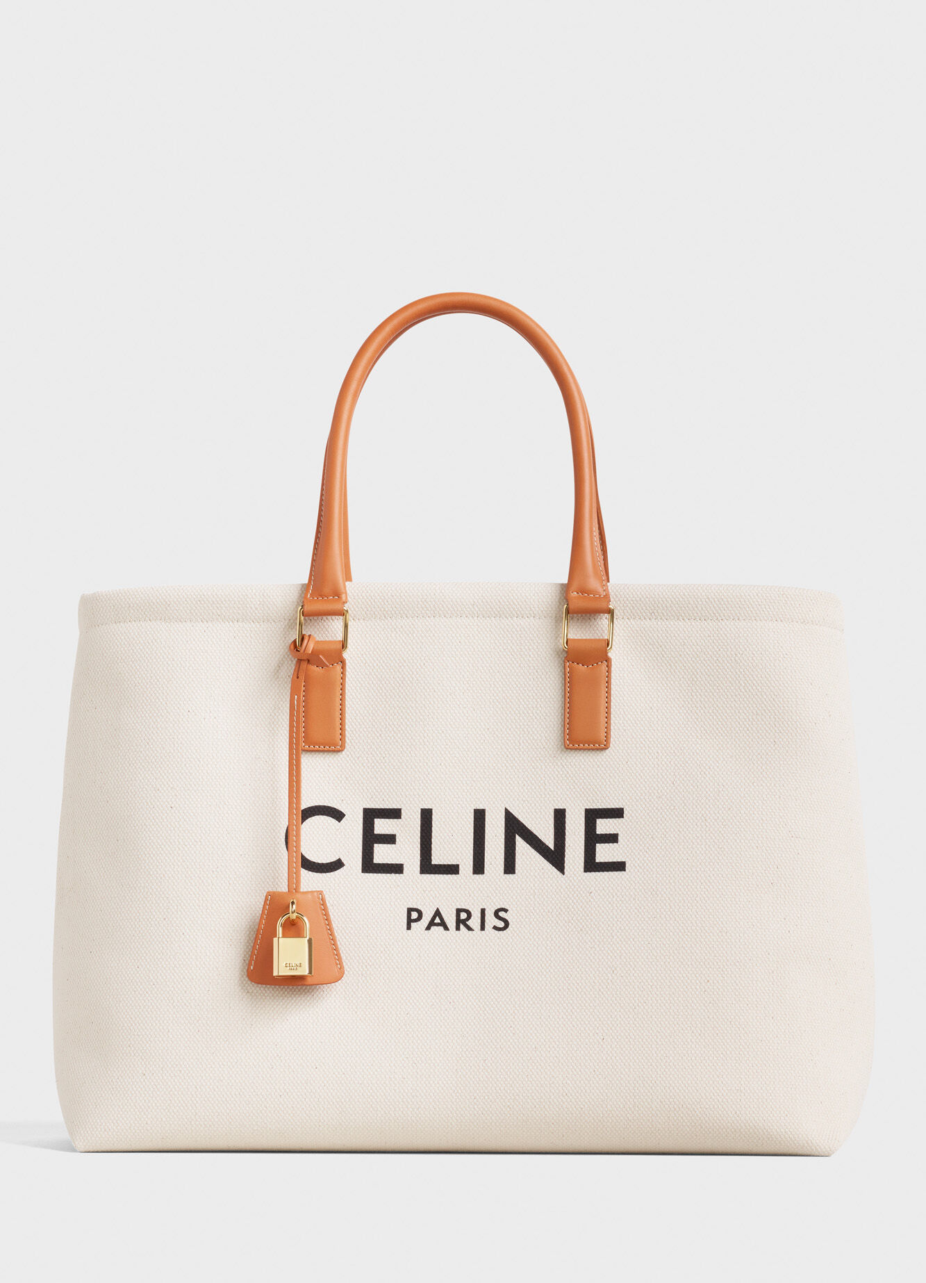 celine 19秋冬女士cabas celine 横款celine印花帆布和小牛皮手袋