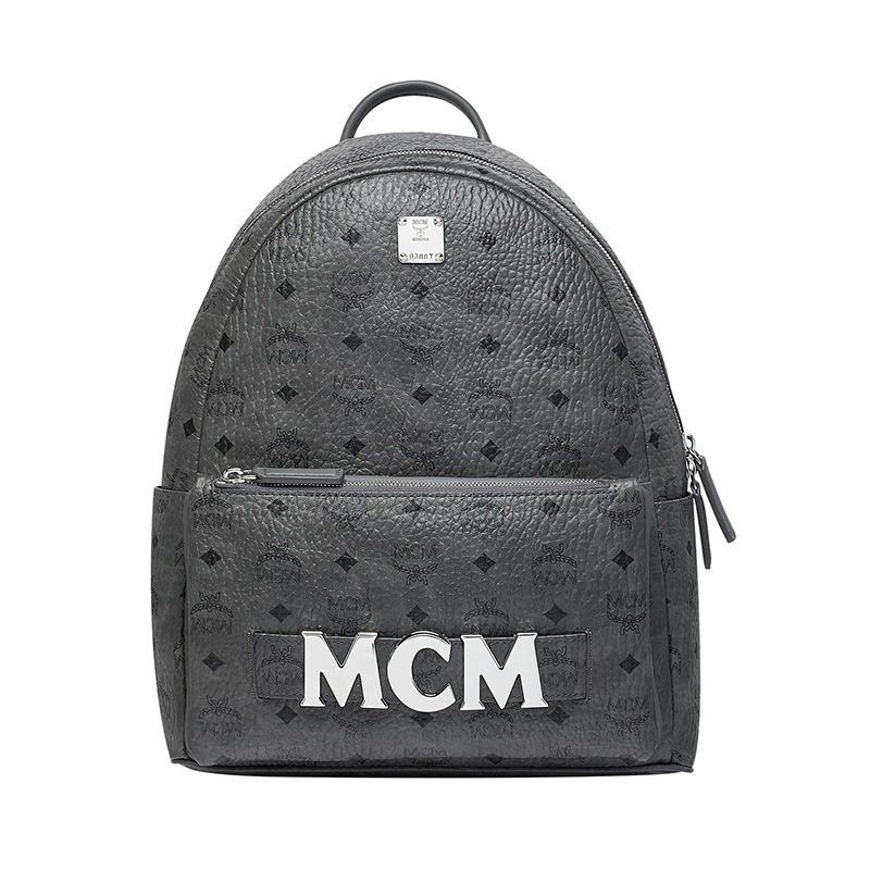 mcm/mcm经典款式中性字母带小包pvc中号双肩包mmk8ave72