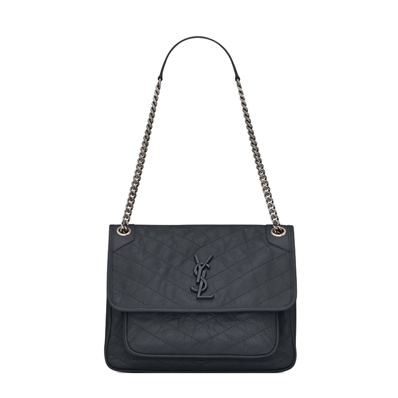 【包邮包税】ysl/圣罗兰 明星同款 中号niki女士牛皮链条斜挎包(15色