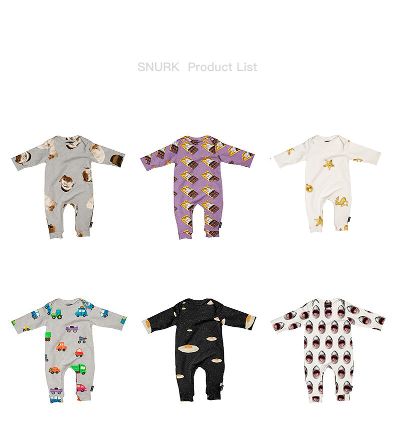 snurk/snurk 母婴服饰 婴儿连体衣/爬爬服秋冬款 62-74cm多尺寸可选