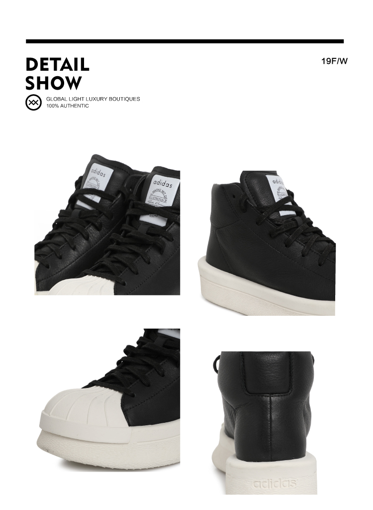 rick owens/瑞克·欧文斯 新款黑白女士休闲运动鞋 现货