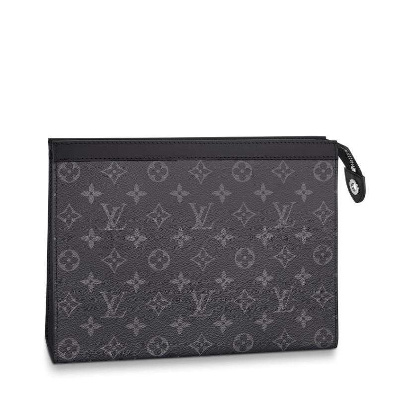【预售】【19秋冬】louis vuitton/路易威登 男士包袋新款 黑灰花手包