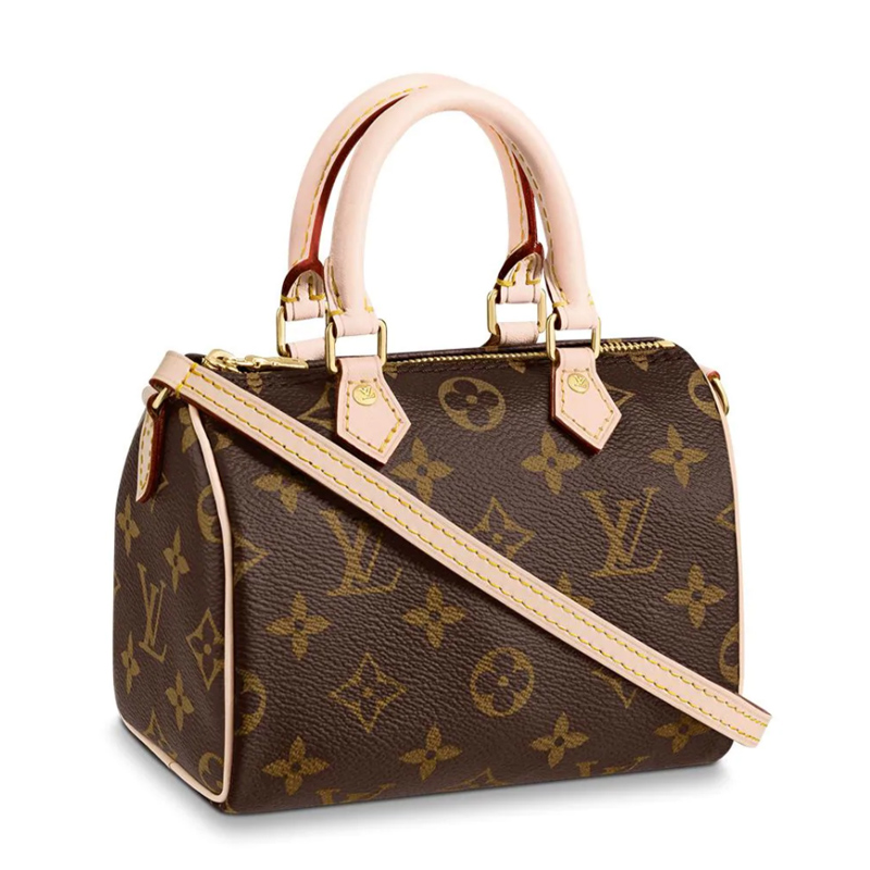 vuitton/路易威登 女士包袋新款 nano speedy 手袋单肩手提包 m61252