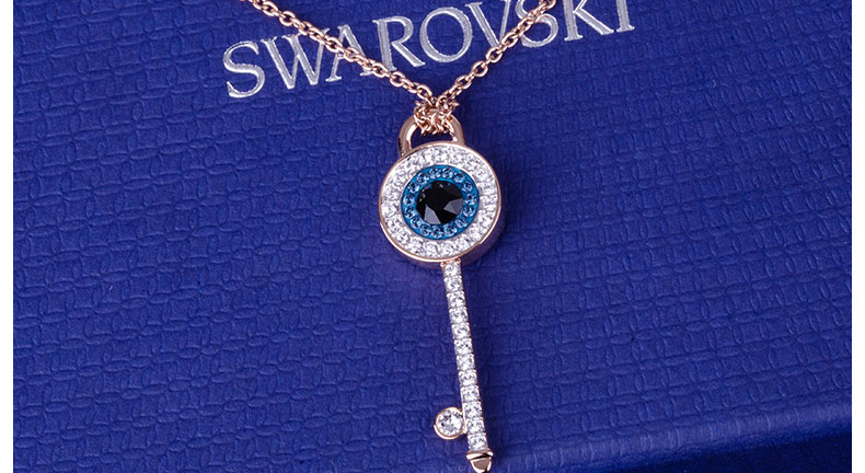 swarovski/施华洛世奇 swarovski symbolic系列 恶魔之眼钥匙型吊坠