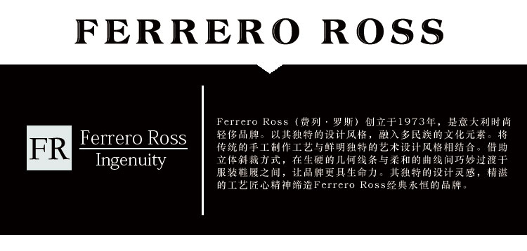 ferrero ross/费列罗斯 时尚休闲刺绣真毛领中长款外套 男士羽绒服st