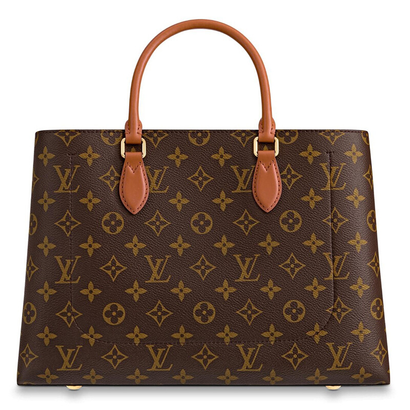 louis vuitton/路易威登 lv 女包新款老花带锁托特手提单肩商务包