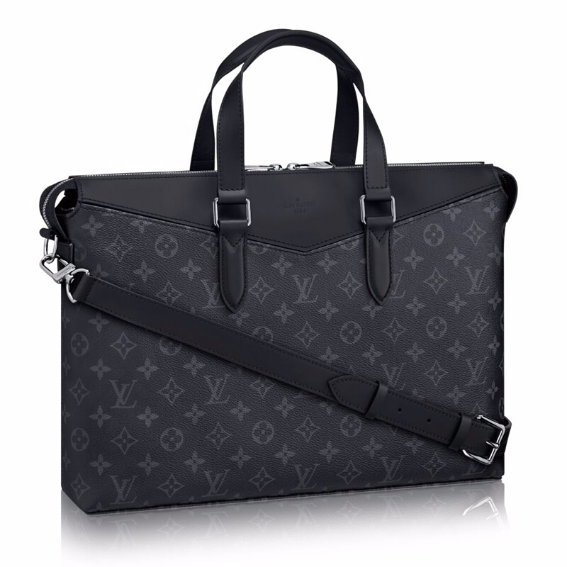 louis vuitton/路易威登lv男包briefcase explo老花公文包m40566