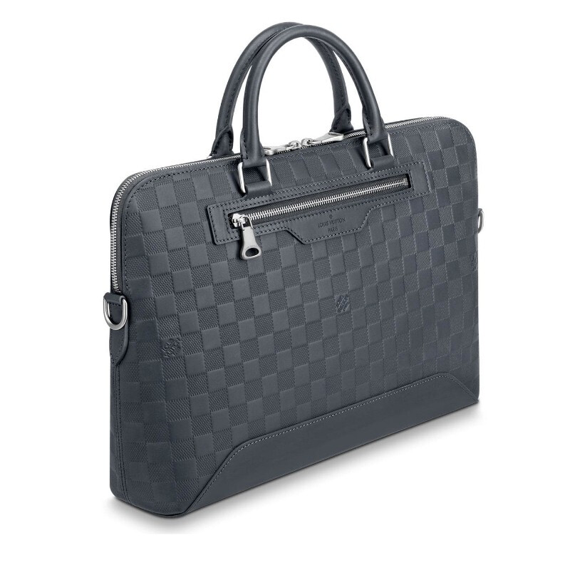 louis vuitton/路易威登lv 男包damier iefenie 纹牛皮革手提提挎公文