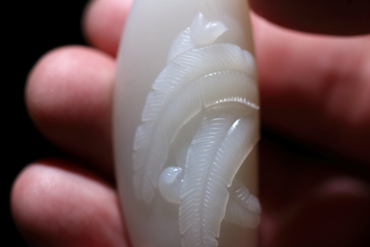 shizai/石哉 芭蕉叶鹌鹑 新疆和田玉籽料 广业安身