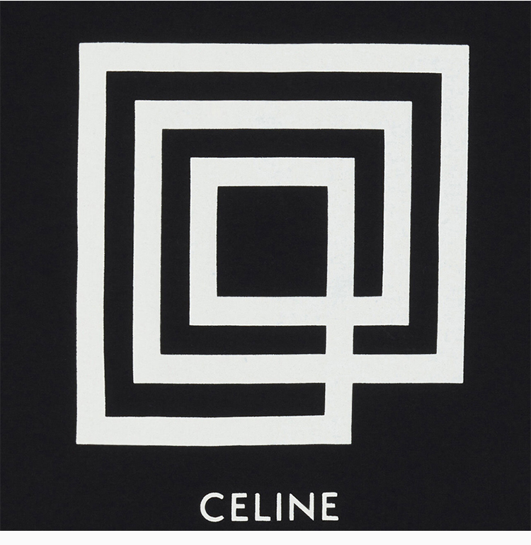 celine/赛琳 男士棉质logo图案印花男士短袖t恤