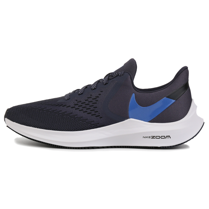 耐克nike 2020春夏 男 zoom winflo 6飞线气垫缓震休闲运动跑步鞋 aq7