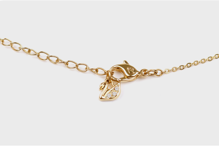 swarovski/施华洛世奇 奢侈品金色蝴蝶甲虫水晶项链5416780