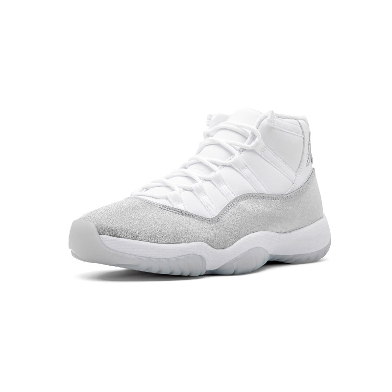 nike/耐克 air jordan 11 aj11 女款 metallic silver 白银闪粉 婚鞋