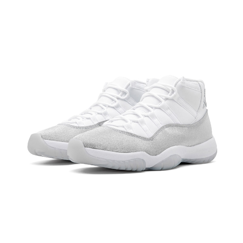 aj11 metallic silver