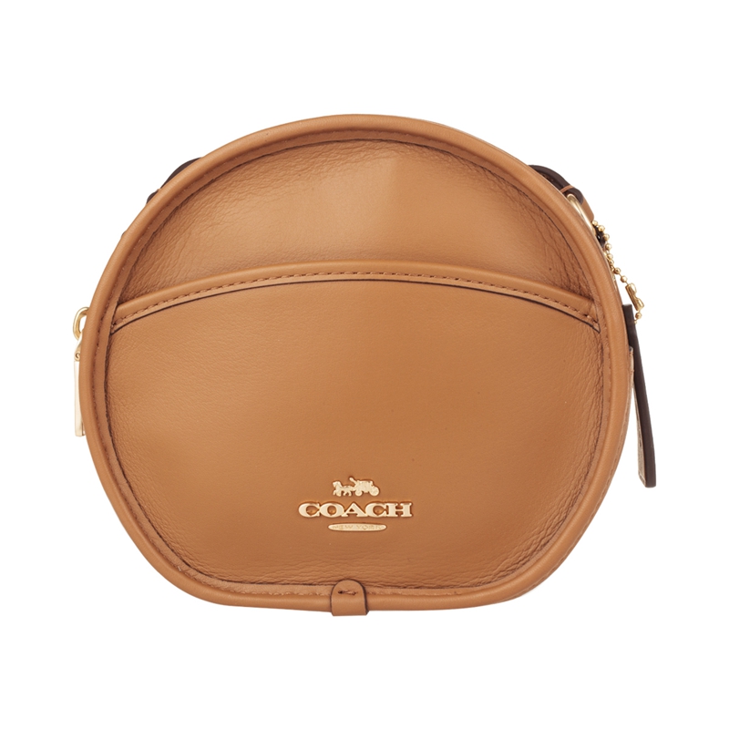 coach/蔻驰 19秋冬 奥莱款迷你女士牛皮革单肩斜挎小圆包f27971imlqd