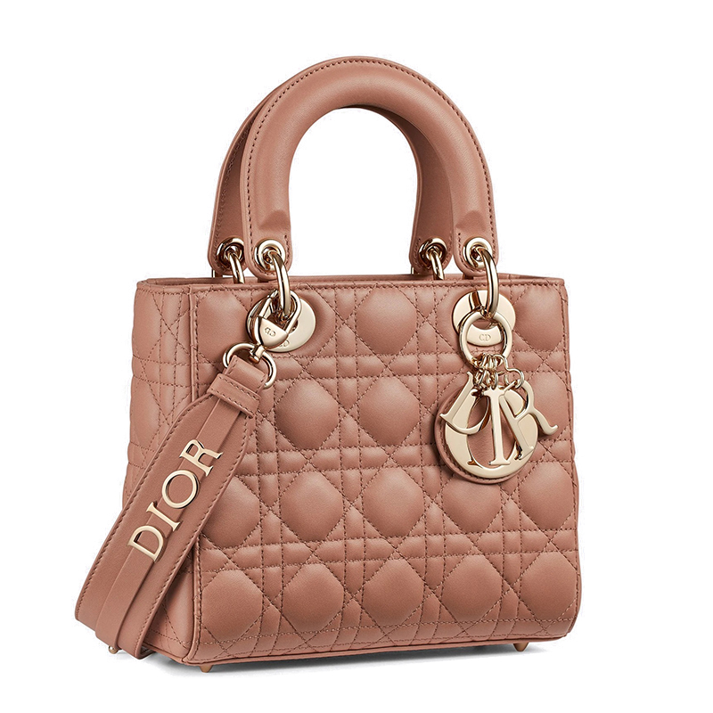 【包邮包税】dior/迪奥 经典款lady dior勋章款 女士五格小羊皮单肩