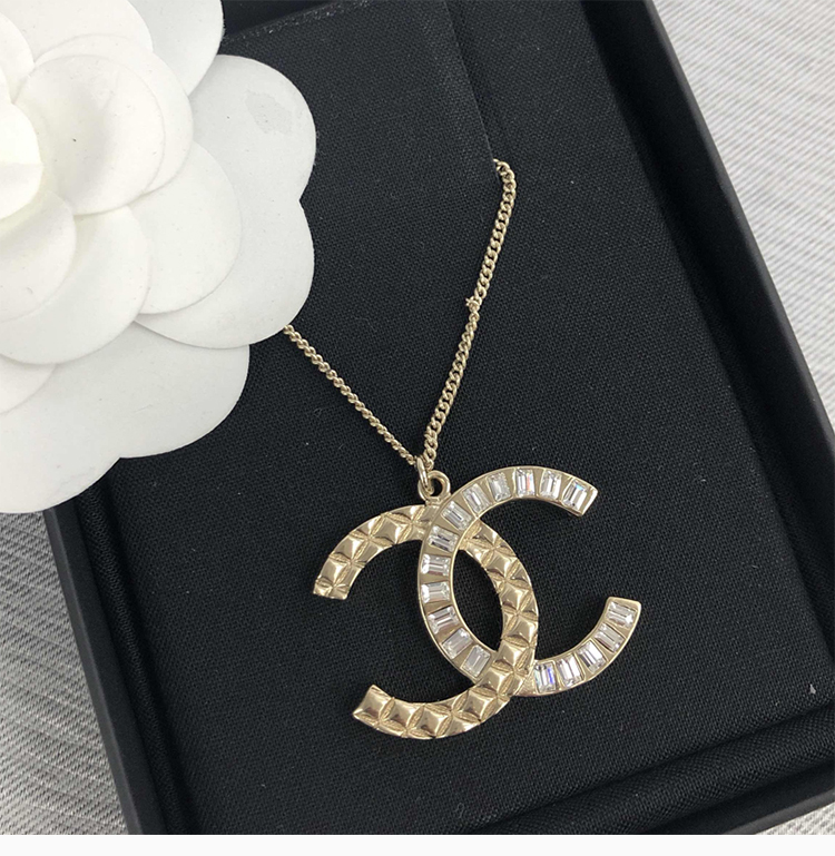 chanel/香奈儿 20新品 经典金色双c经典logo款项链 a96910gp