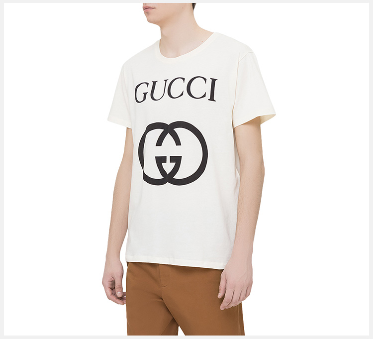 【gucci古驰 男士短袖t恤】gucci/古驰 男装 服饰  互