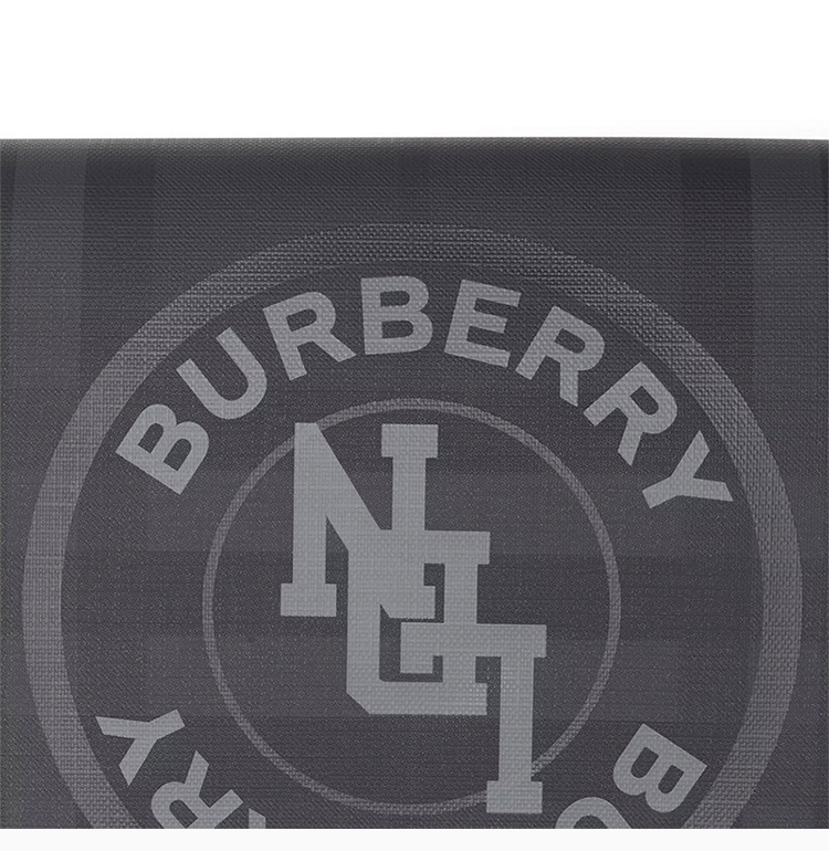 burberry/博柏利 20春夏新款 男士london 格纹徽标图案拉链手拿包