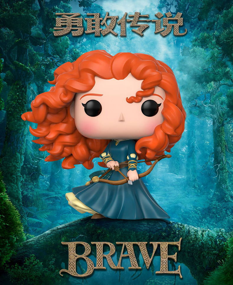 funko 迪士尼周边 勇敢传说系列 美莲达手办公仔模型