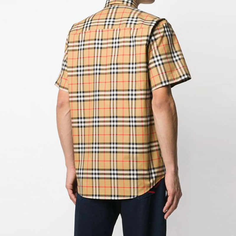 burberry/博柏利 20年春夏 burberry服装 男性 男士短袖衬衫 8022265