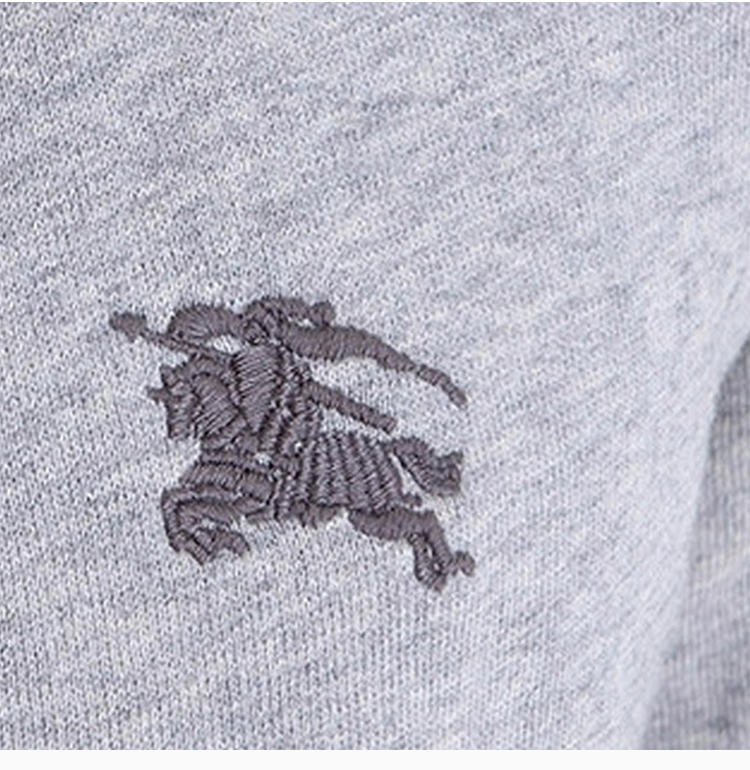 burberry/博柏利 19秋冬 男士纯色经典骑马logo棉质长袖卫衣套头衫