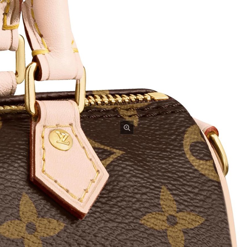 louis vuitton/路易威登 手提包20ssnano speedy老花系列 女士中号