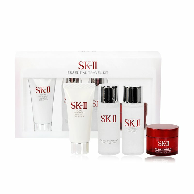 【包税】sk-ii/sk-ii 神仙水 嫩肤水 洁面乳 面霜 旅行4件套装