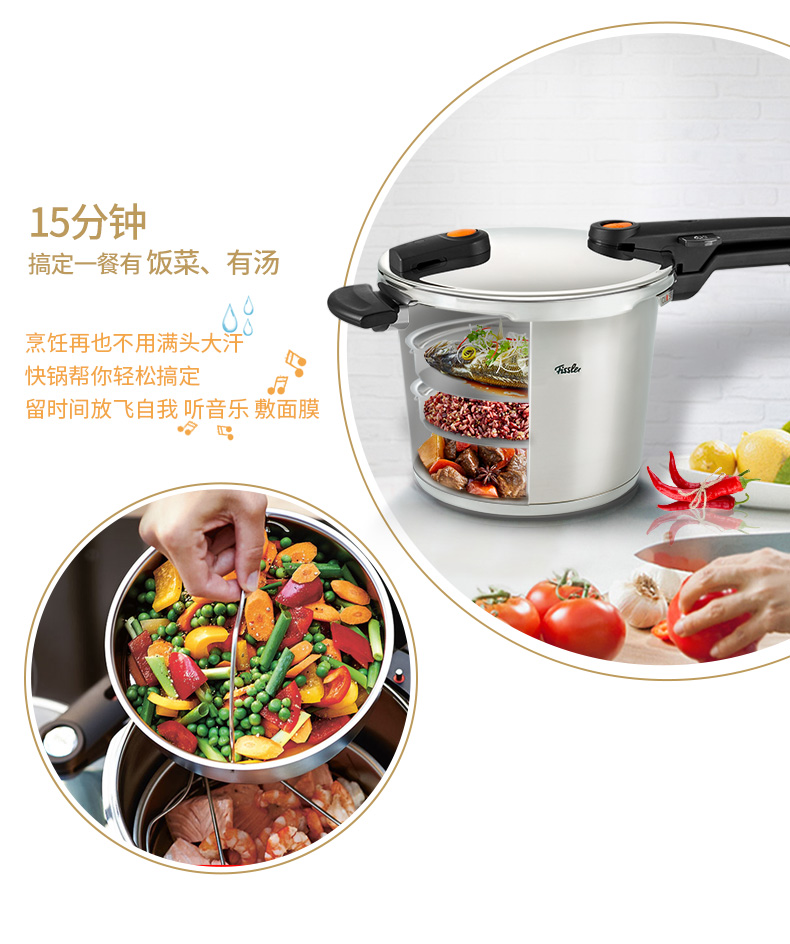 【fissler菲仕乐 压力锅/高压锅】fissler/菲仕乐 22