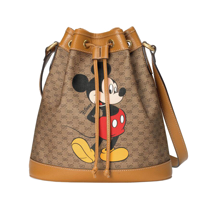 gucci/古驰 20春夏 disney x gucci 女士小号水桶包 602691 hwxam