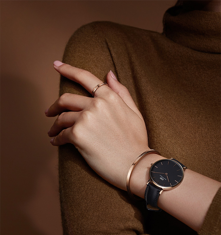 daniel wellington/丹尼尔惠灵顿 dw戒指 新品简约百搭戒指 玫瑰金