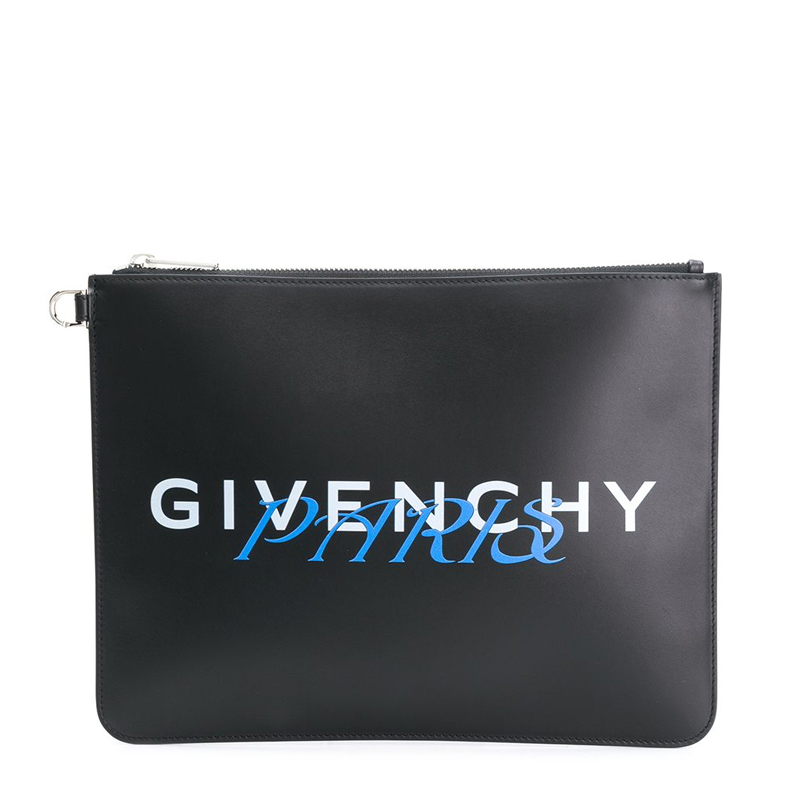 givenchy/纪梵希logo印花小牛皮手拿包bk600jk0wq