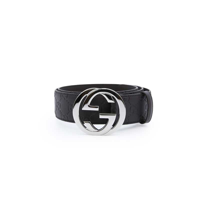 gucci/古驰 男士黑色腰带 411924cwc1n 1000